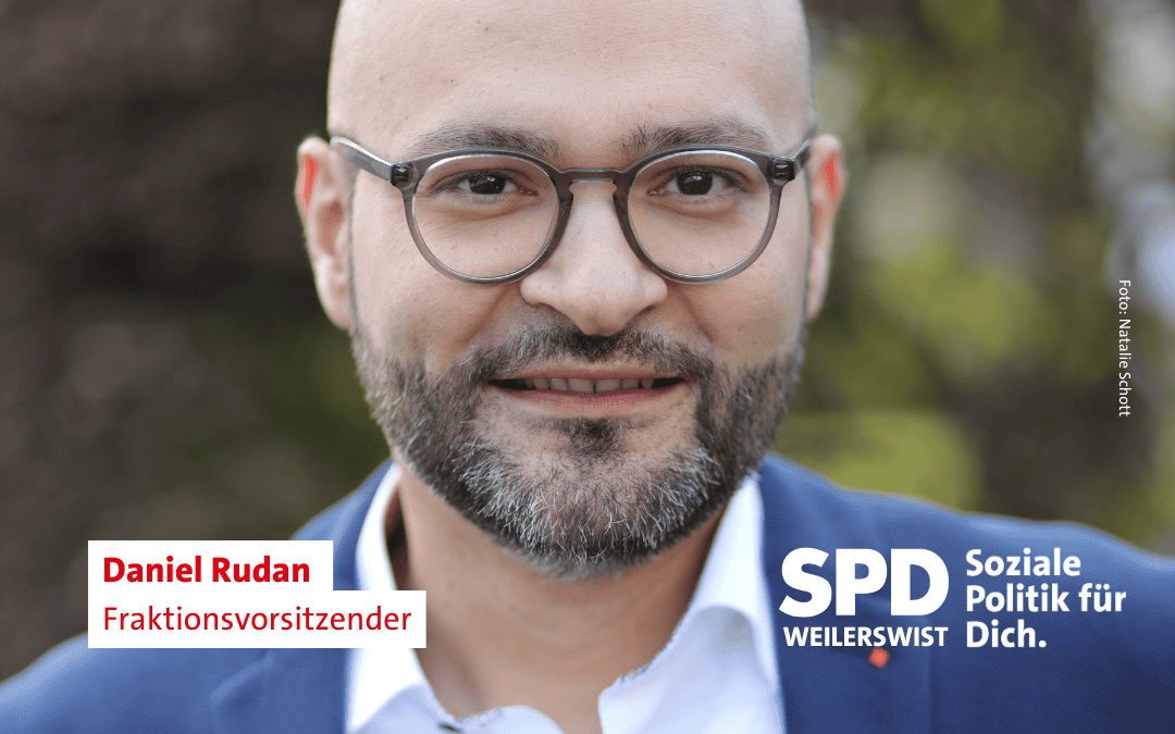 Portrait des Fraktionsvorsitzenden der SPD-Fraktion im Rat der Gemeinde Weilerswist.