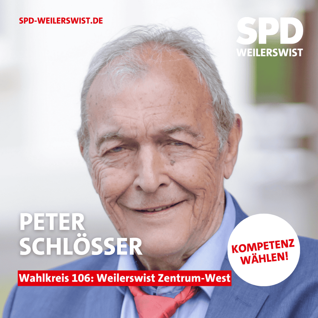 Peter Schlösser, Bürgermeister für Weilerswist